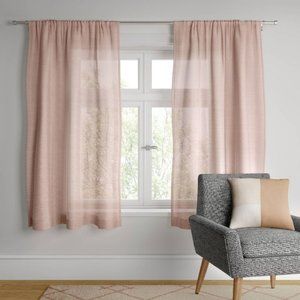 Project 62 (Target) Richter Clipped Curtains, Set of 2, Blush